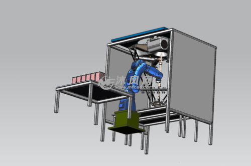 并联机械手与相机协同的钣金产品检测分选系统设计